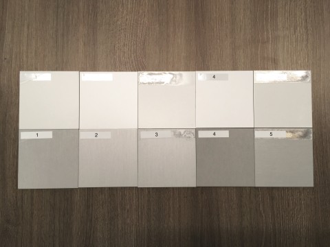 In het proces kunnen kleurverschillen optreden als er niet naar kleureffecten wordt gekeken.