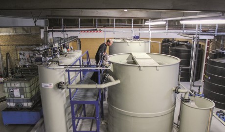 Een voorbeeld van een waterzuiveringsinstallatie