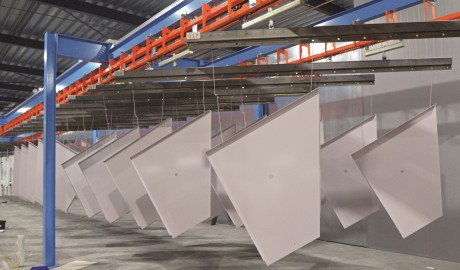 Plaatdelen voor een voertuig van Defensie, de Anoconda