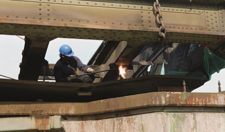 Sloop van viaduct
